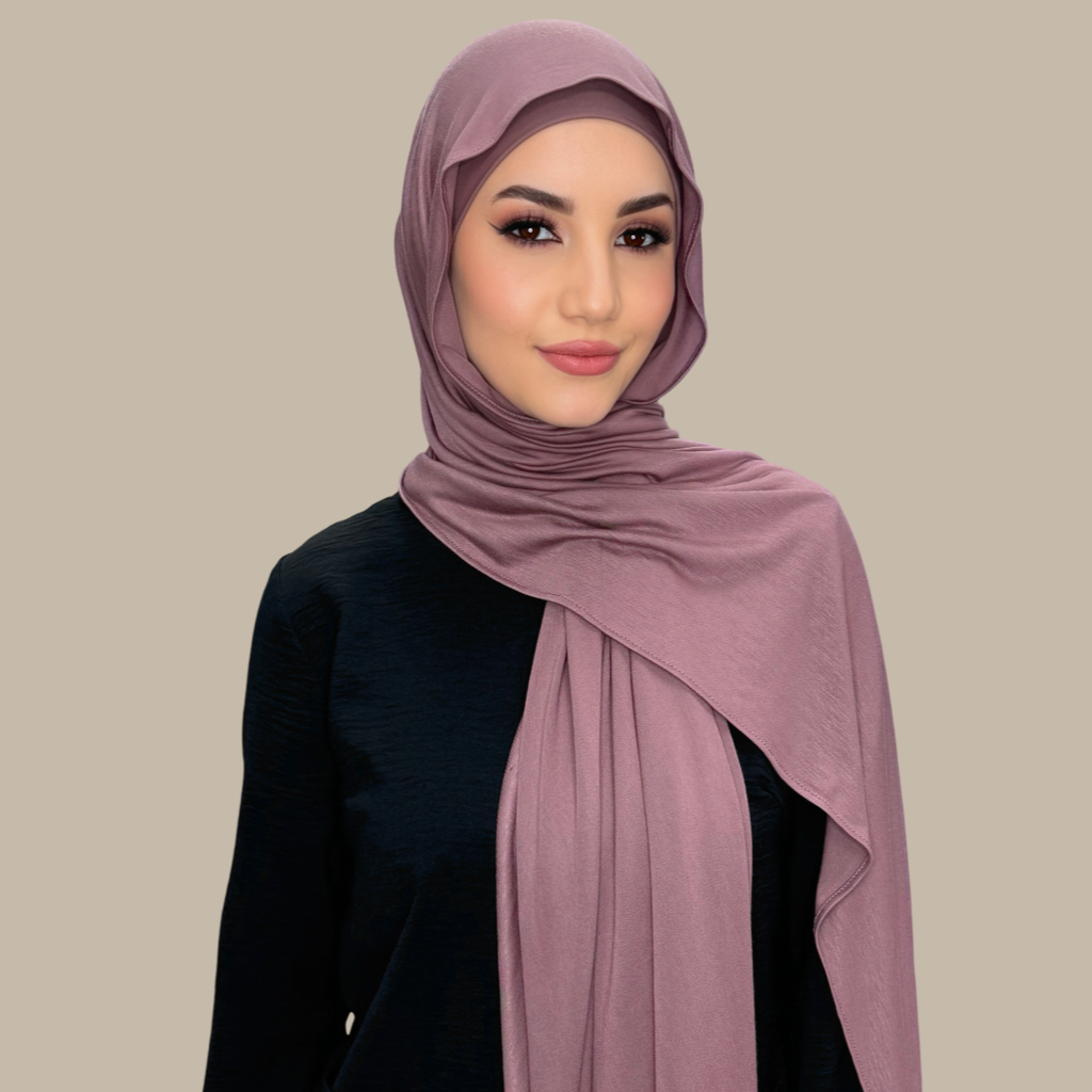 Premium Jersey Hijab-Rose Taupe