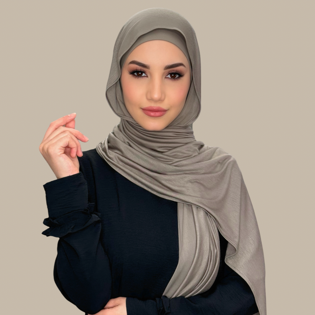 Premium Jersey hijab-Sandstone