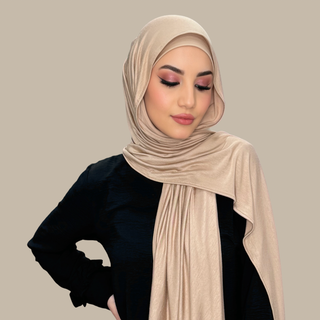 Premium Jersey Hijab-Warm Taupe