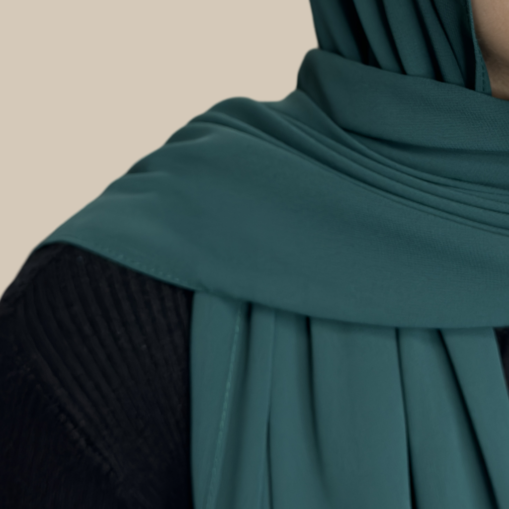 Luxury Chiffon Hijab-Ponderosa Pine