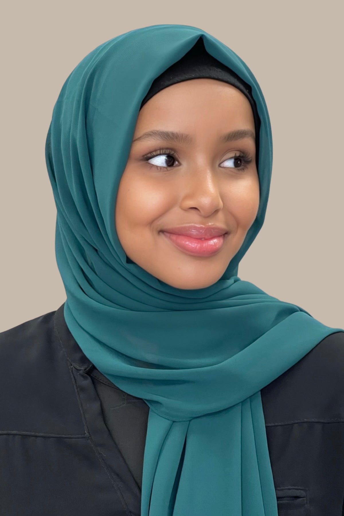 Luxury Chiffon Hijab-Ponderosa Pine