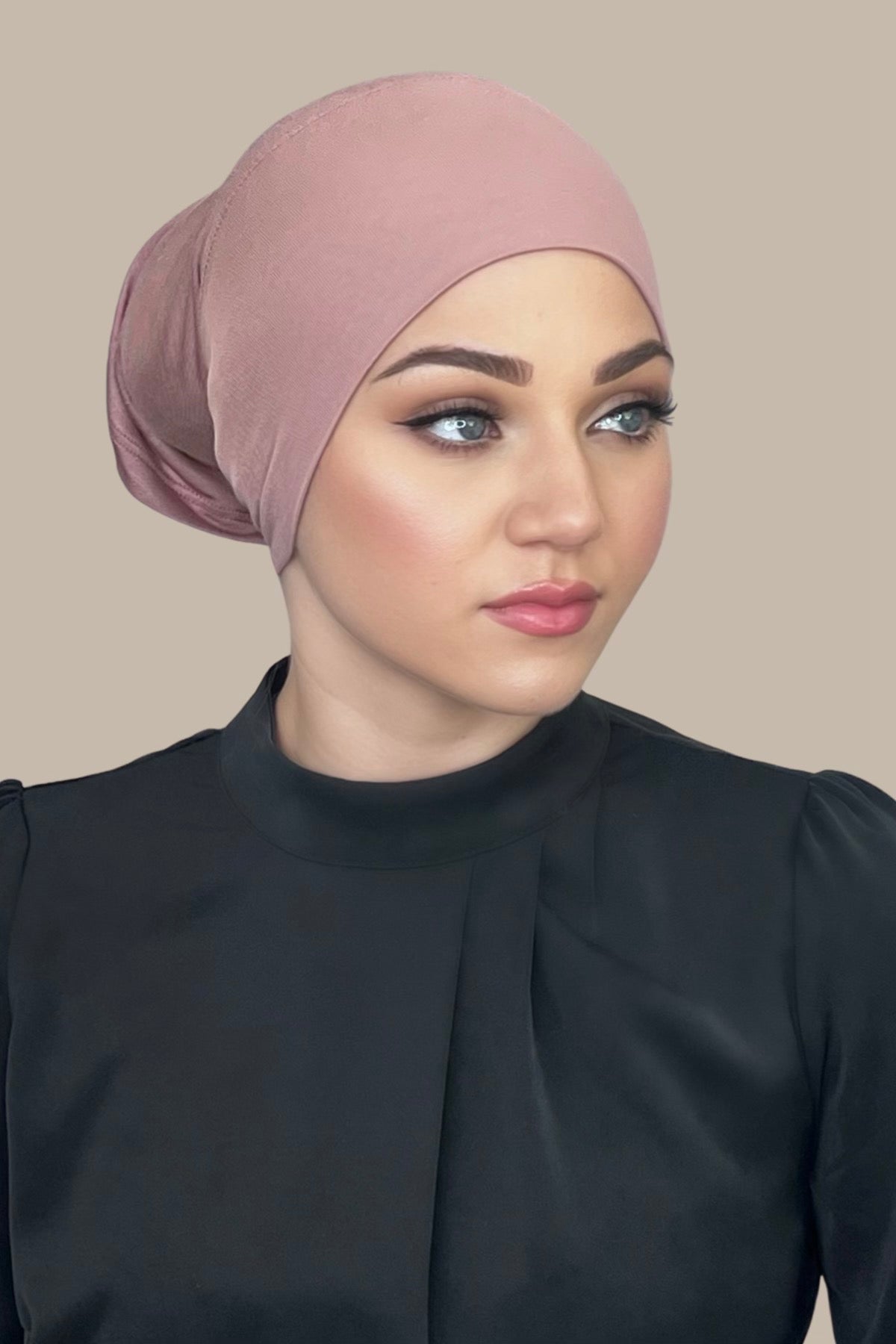 Premium Jersey Under scarf-Dusty Rose