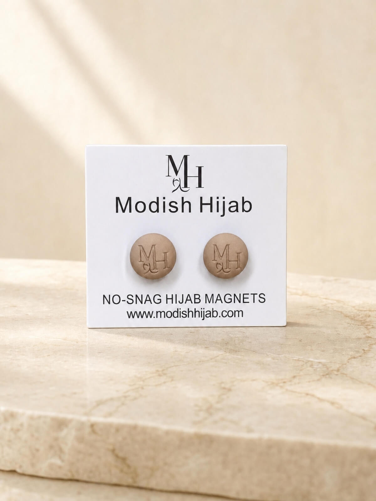 Hijab Magnet Pins-Matte Taupe