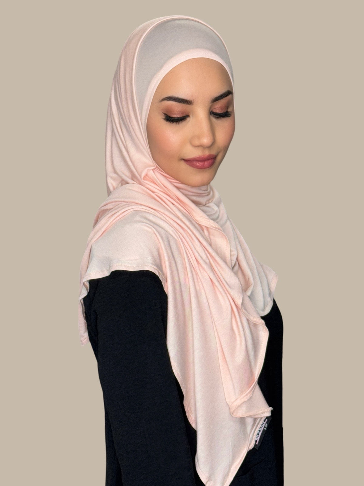 Pre-Sewn Jersey Hijab-Pearl