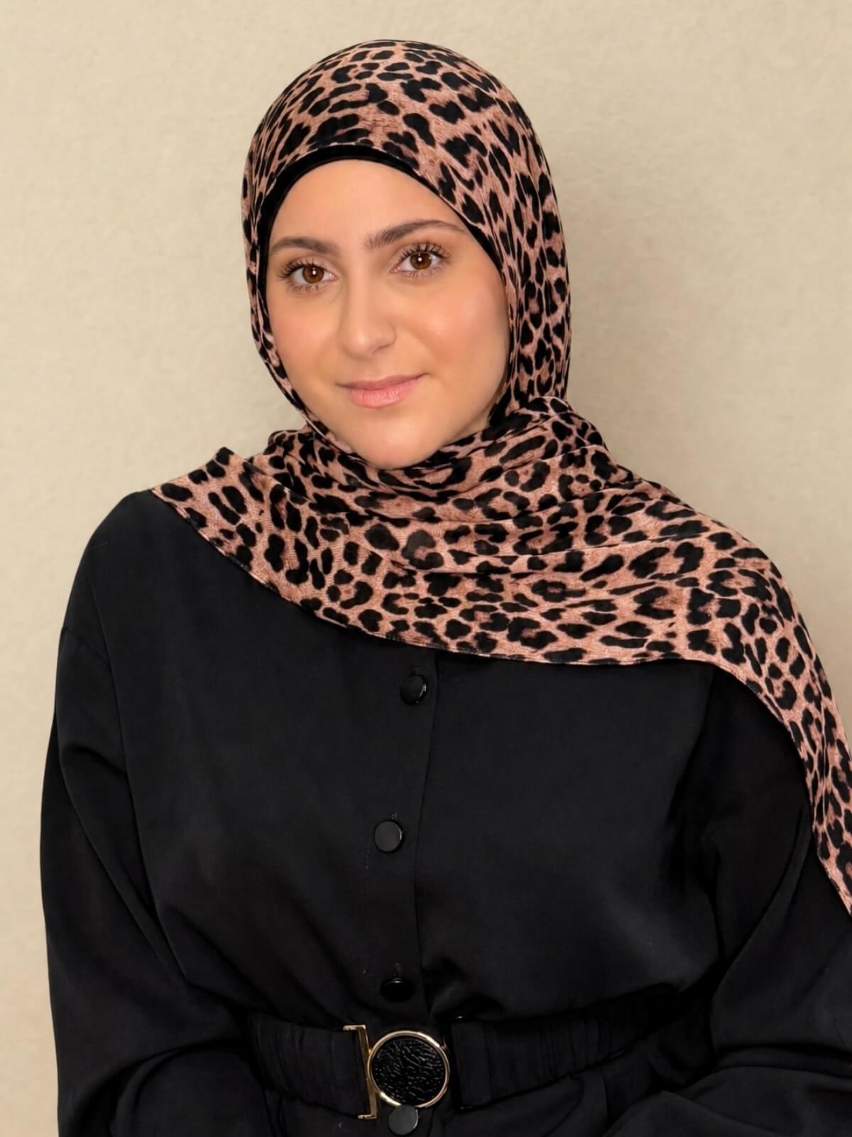 Modish Girl Print Modal Hijab-Safari Nights