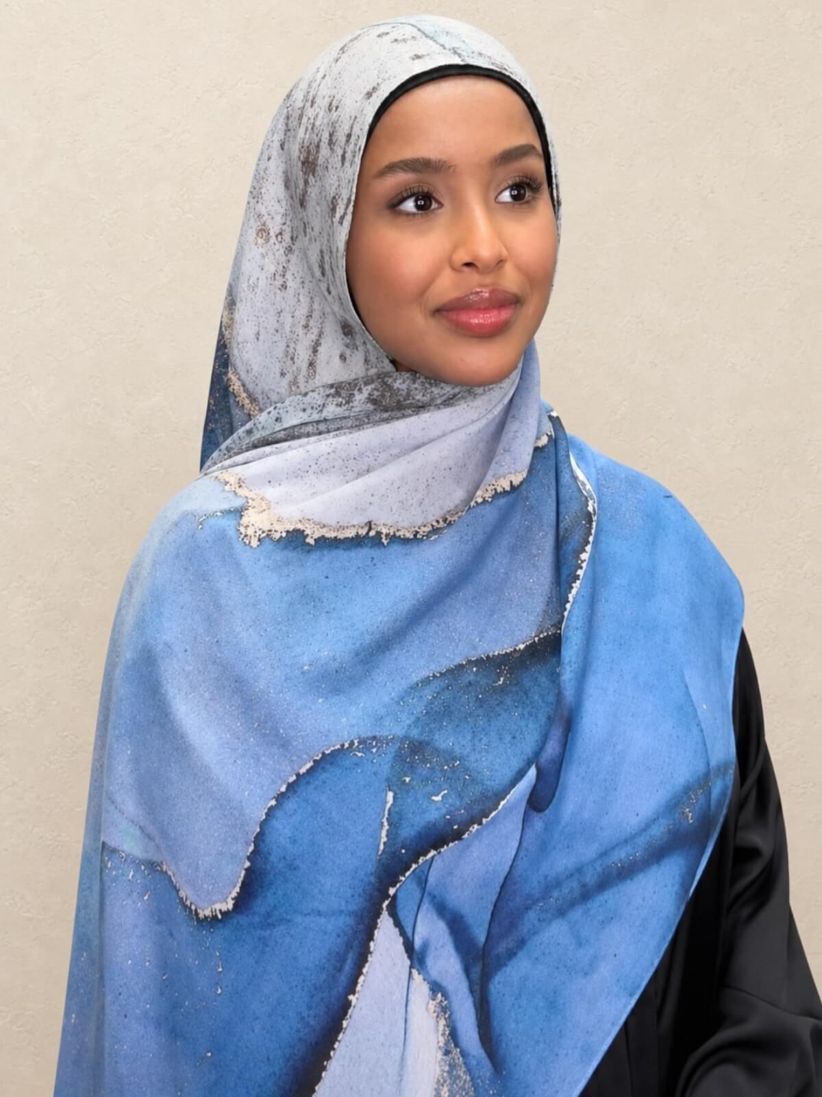 Print Modal Hijab-Santorini Night