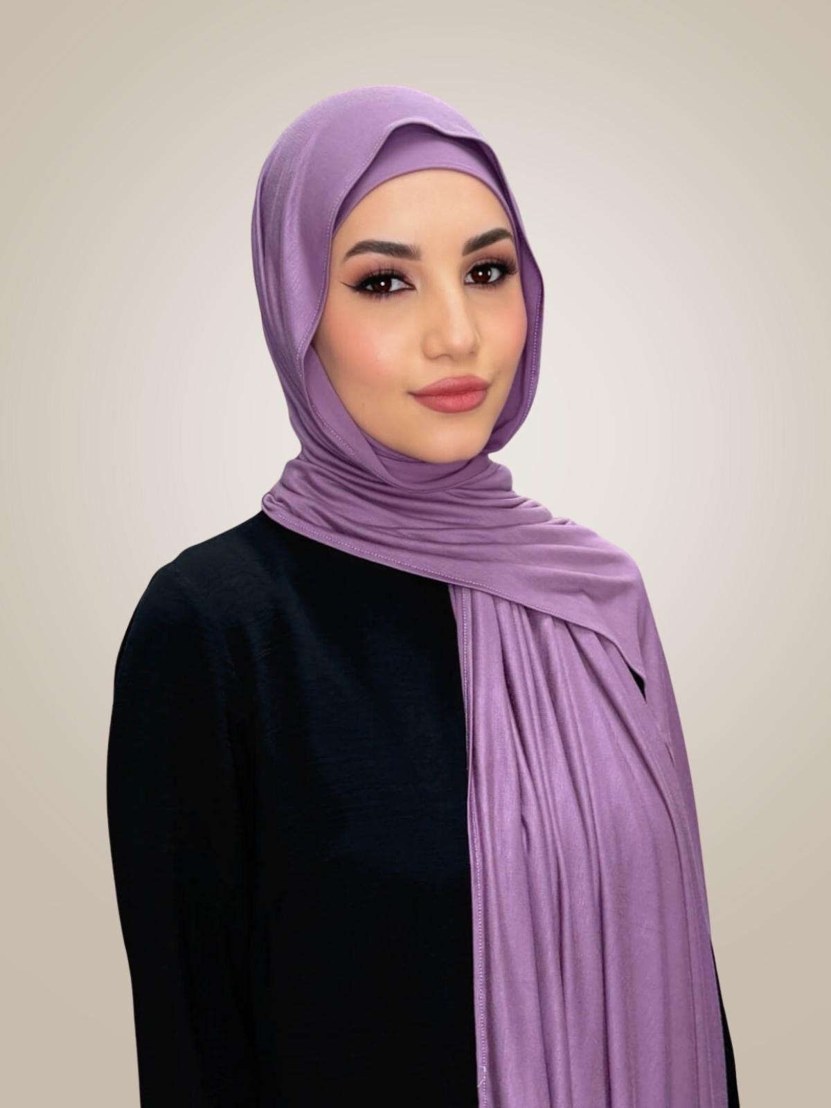 Premium Jersey hijab-Mauve Taupe