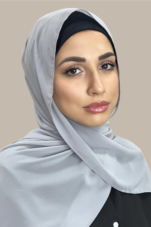 Matching Hijab and Satin Lined Undercap Bundle - Ivory – Pixie