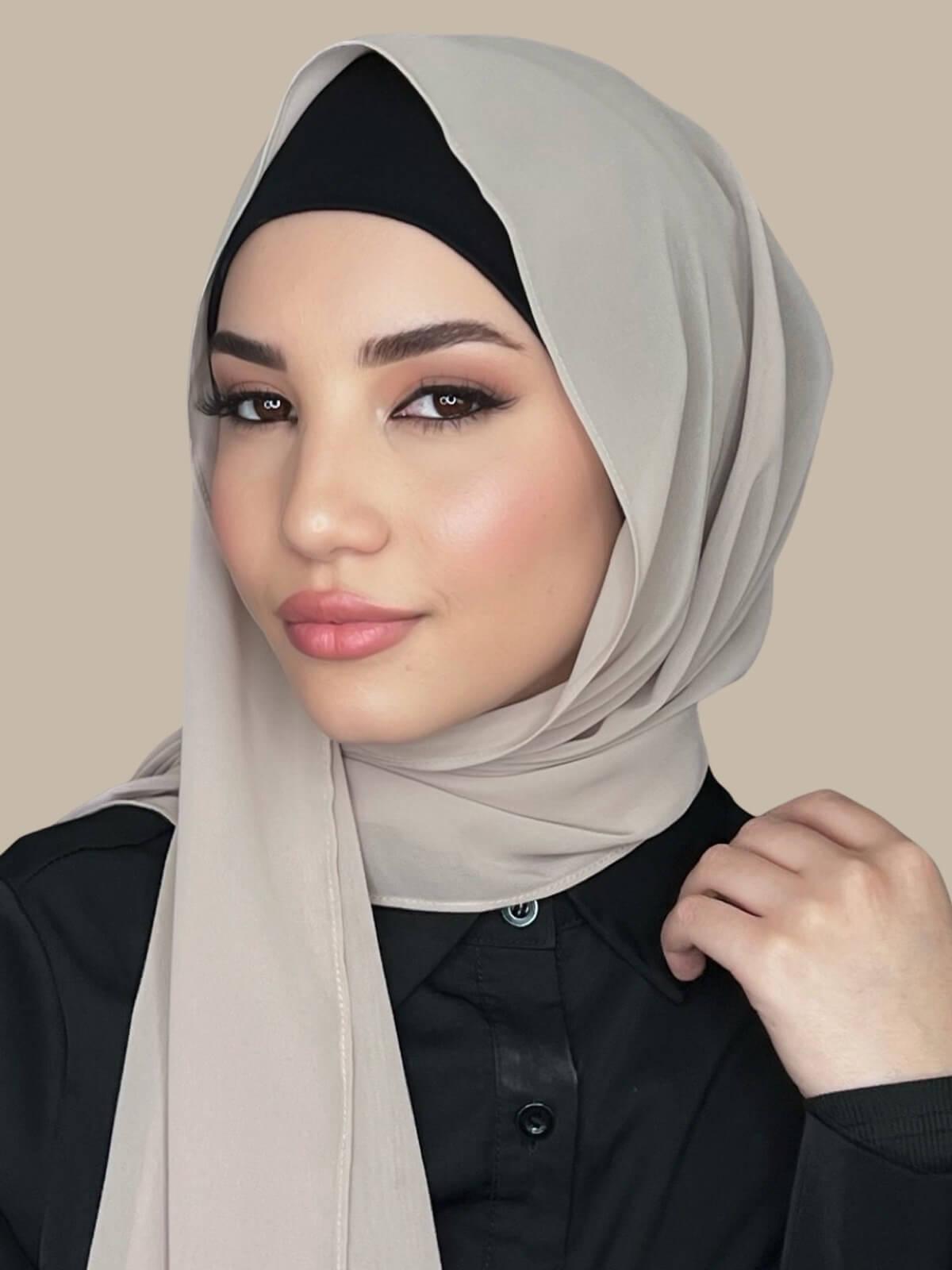 Luxury Chiffon Hijab-Desert