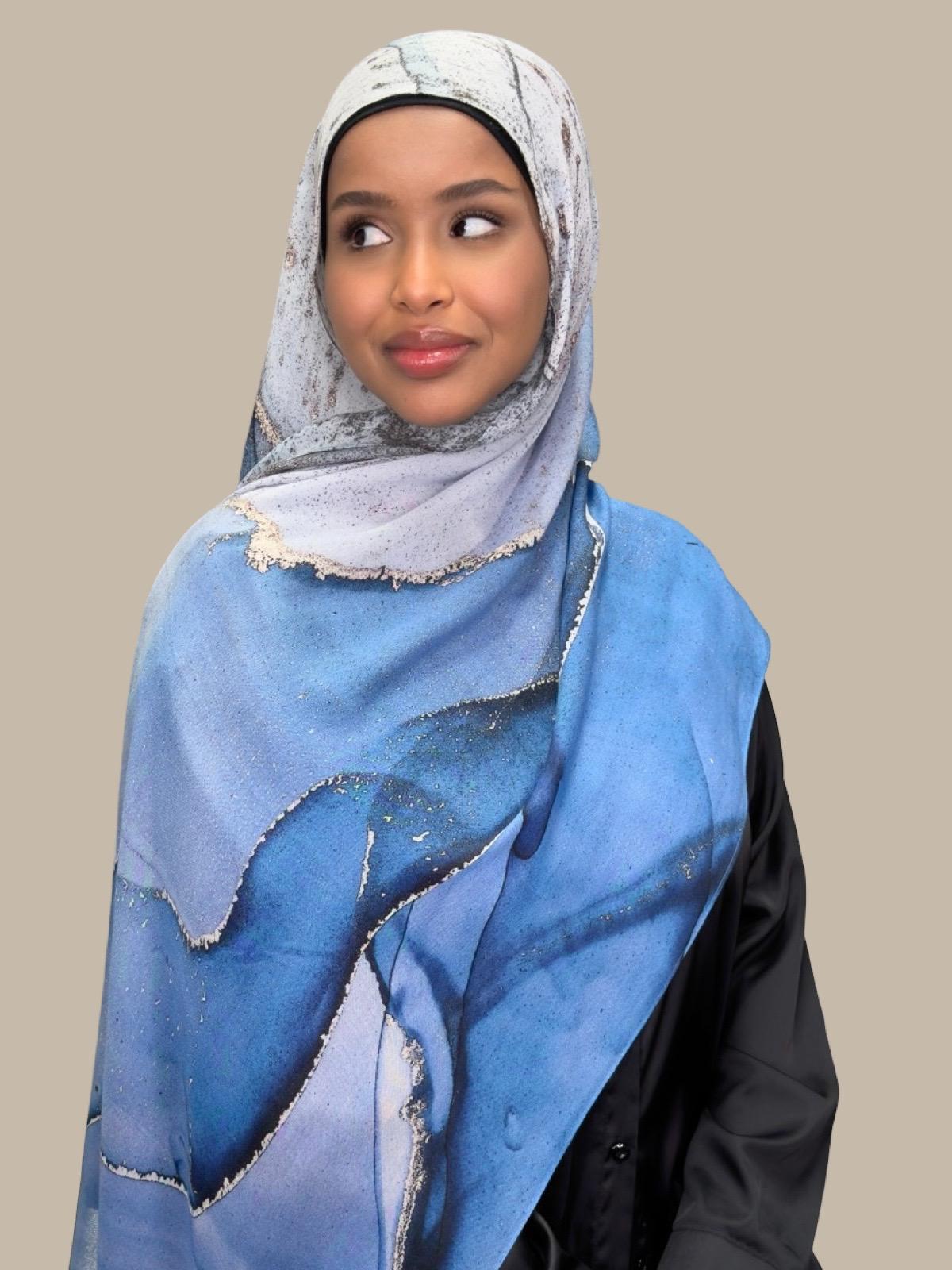 Print Modal Hijab-Santorini Night