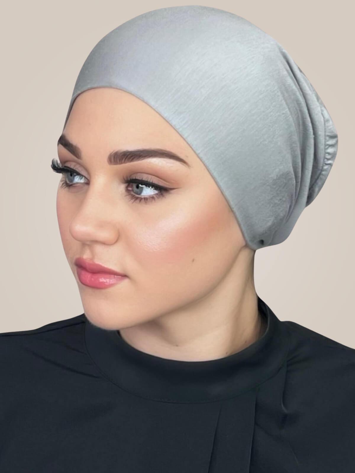 Tie Back UnderScarf-Chic Grey