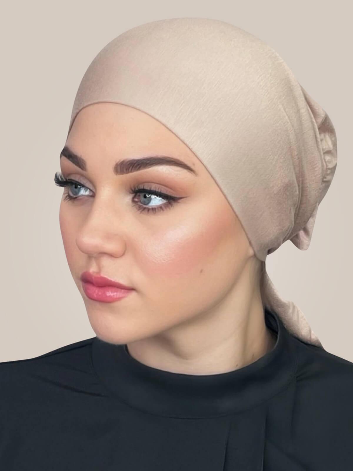 Tie Back UnderScarf-Vanilla