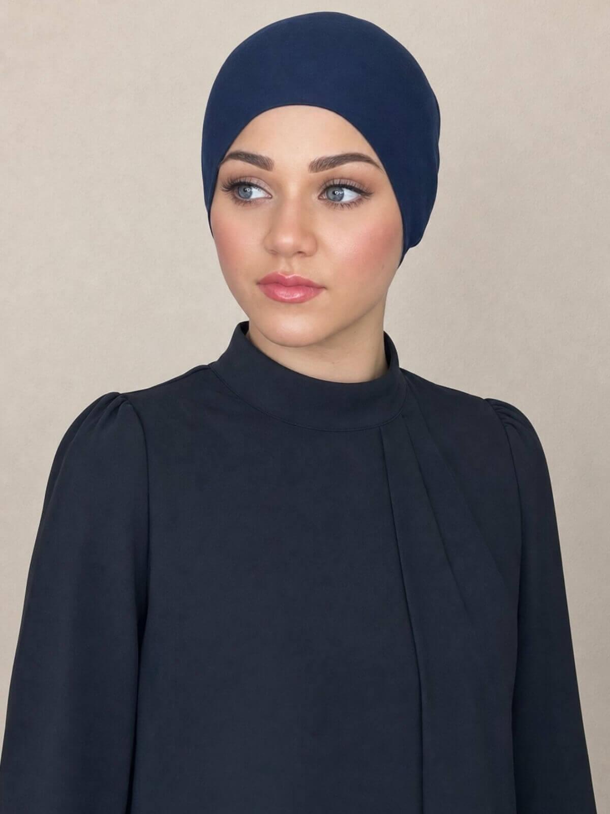 Premium Jersey Underscarf-Navy