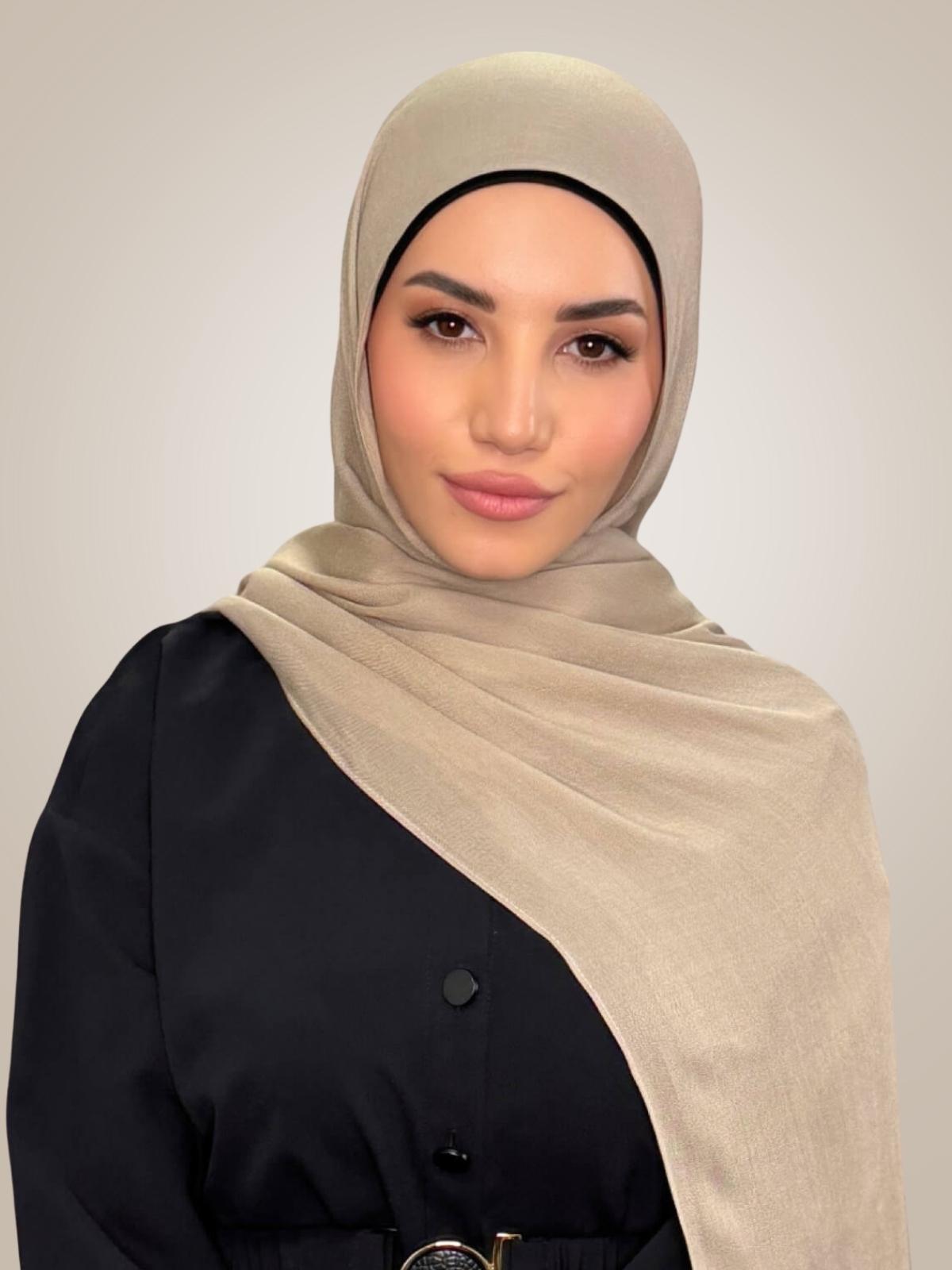 Cotton Modal Hijab-Wheat