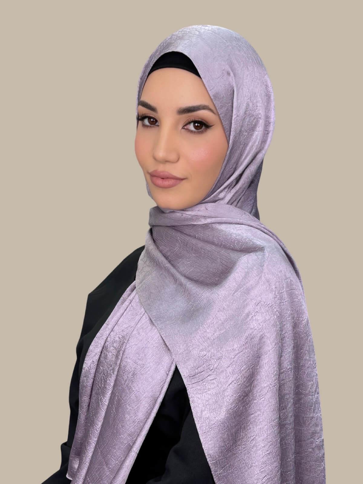 Classic Satin Hijab-Periwinkle