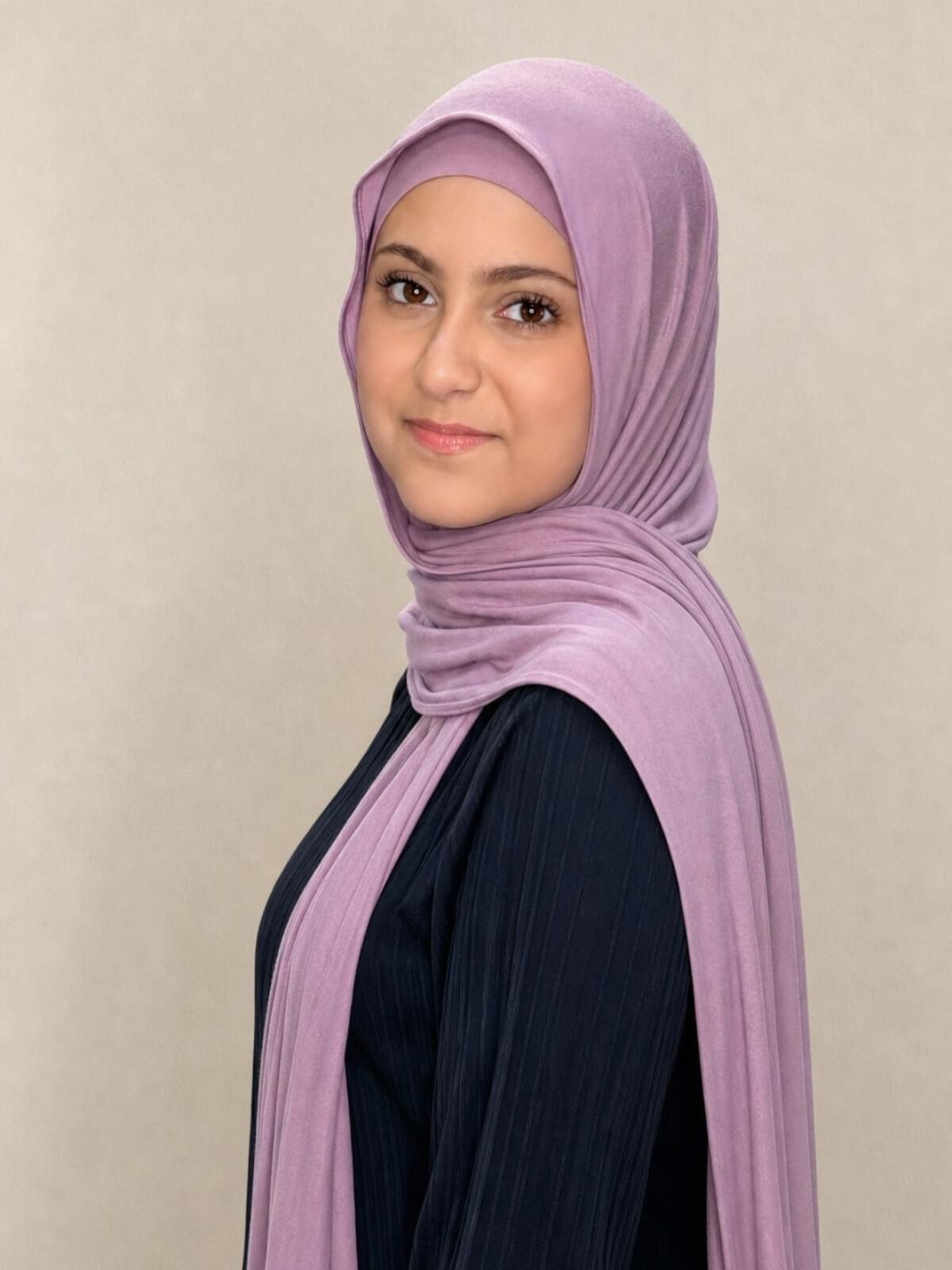 Modish Girl Premium Jersey Hijab-Khaki Rose