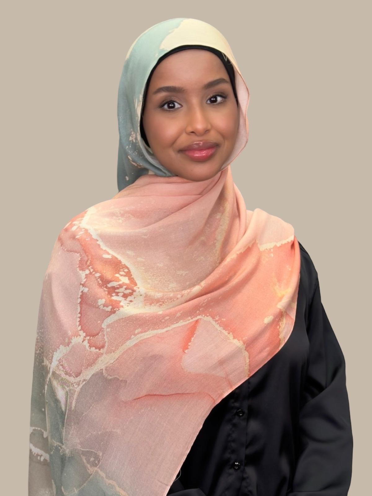 Print Modal Hijab-Sedona Sage