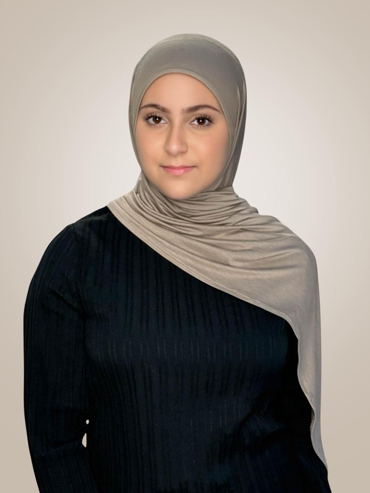 Modish Girl Pre-Sewn Jersey hijab-Desert