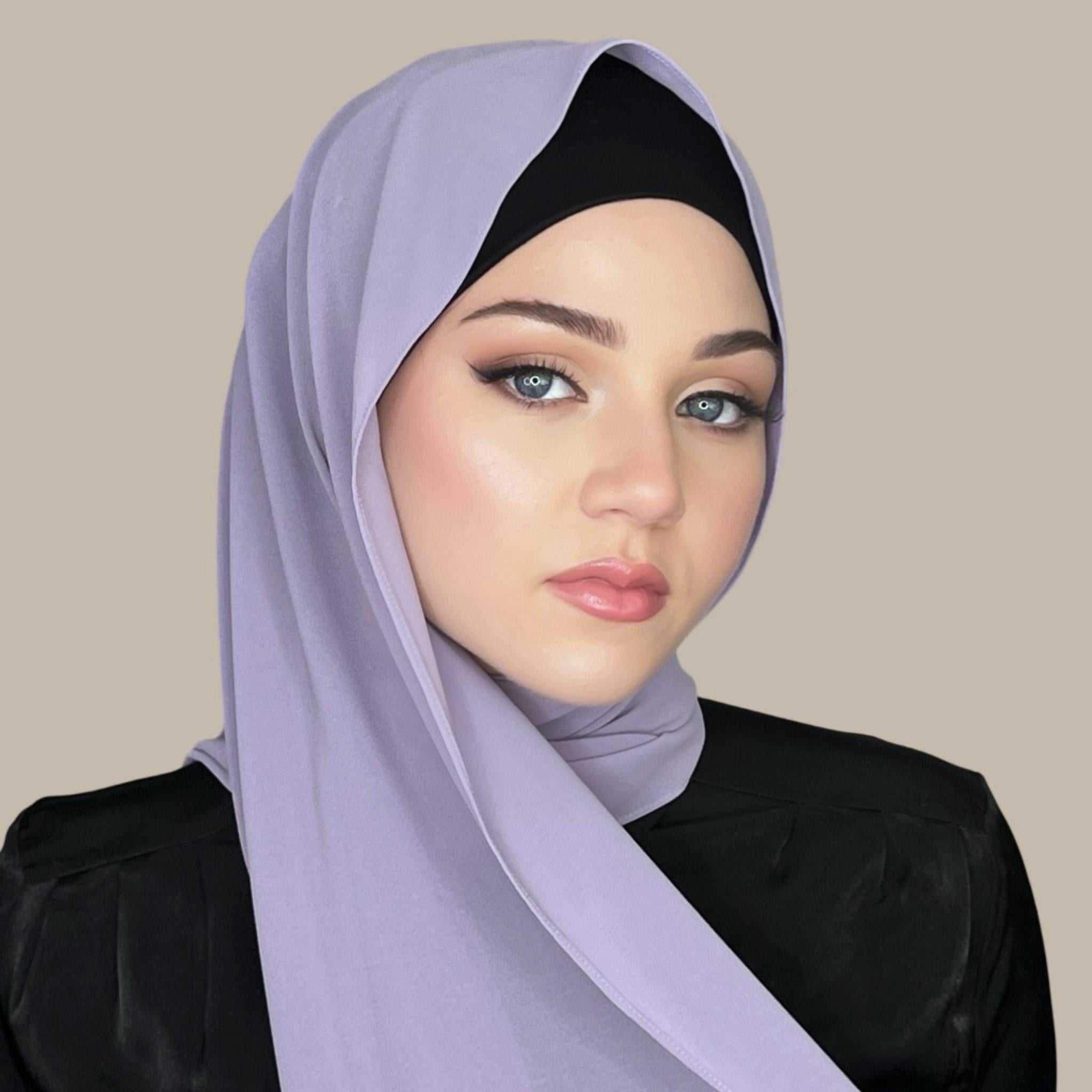 Classic Chiffon Hijab-Lavender