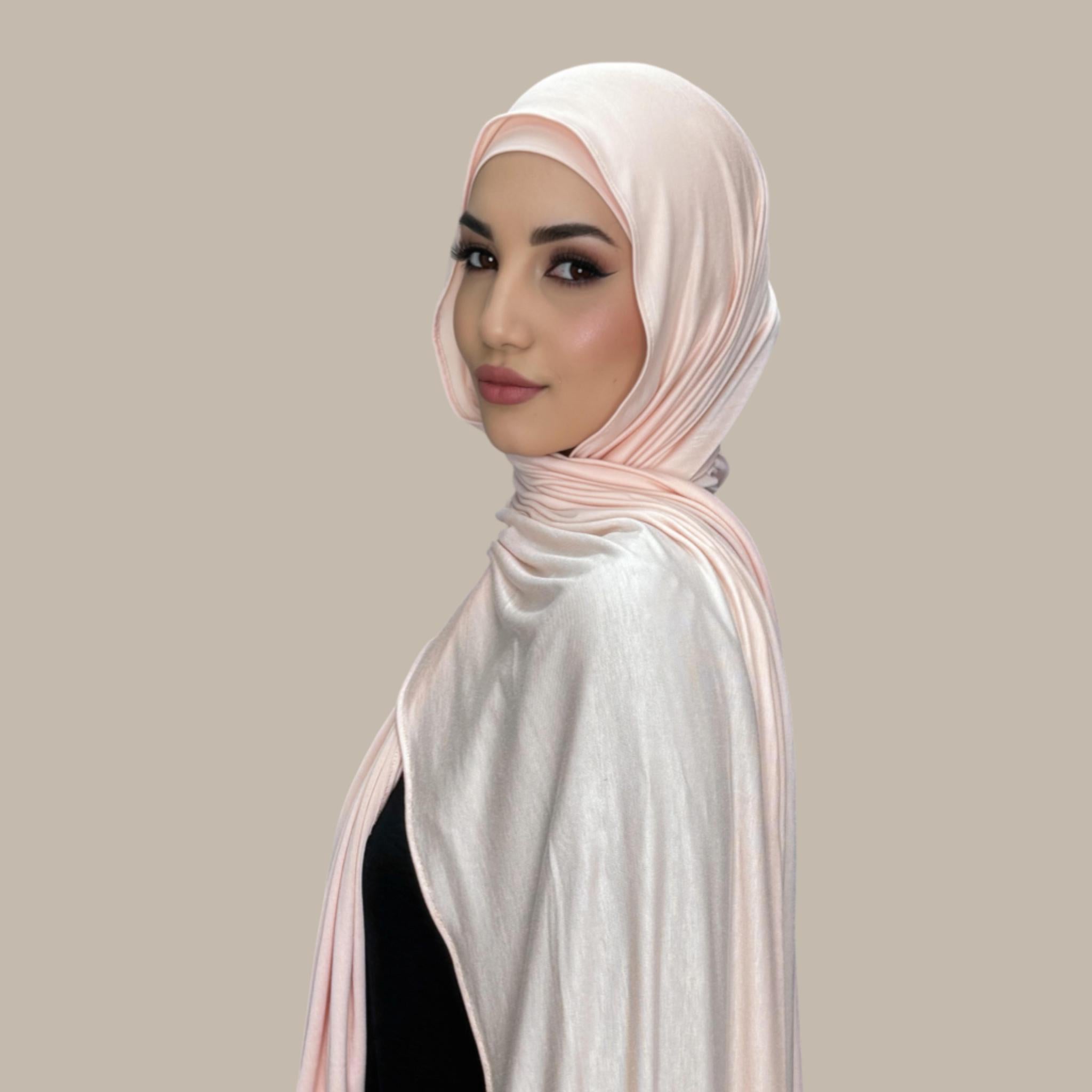 Premium Jersey Hijab-Pearl