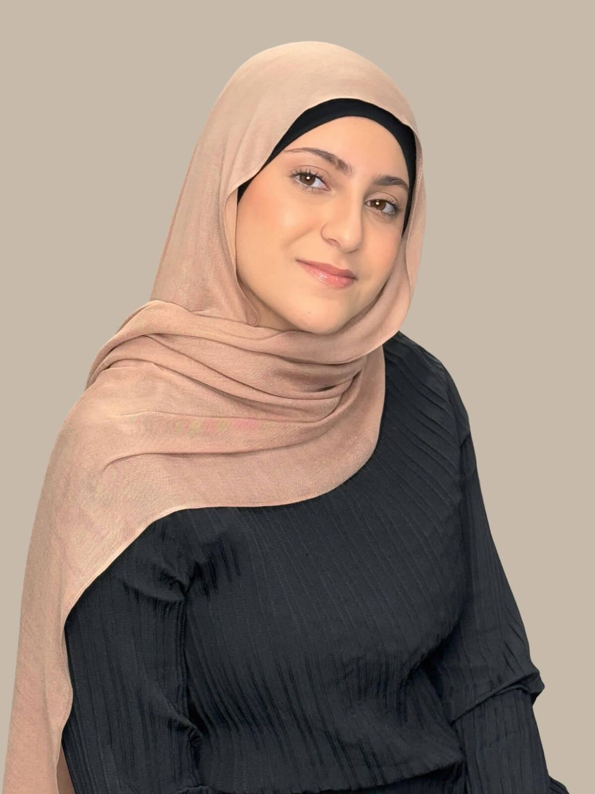 Modish Girl Cotton Modal Hijab-Cocoa Beige