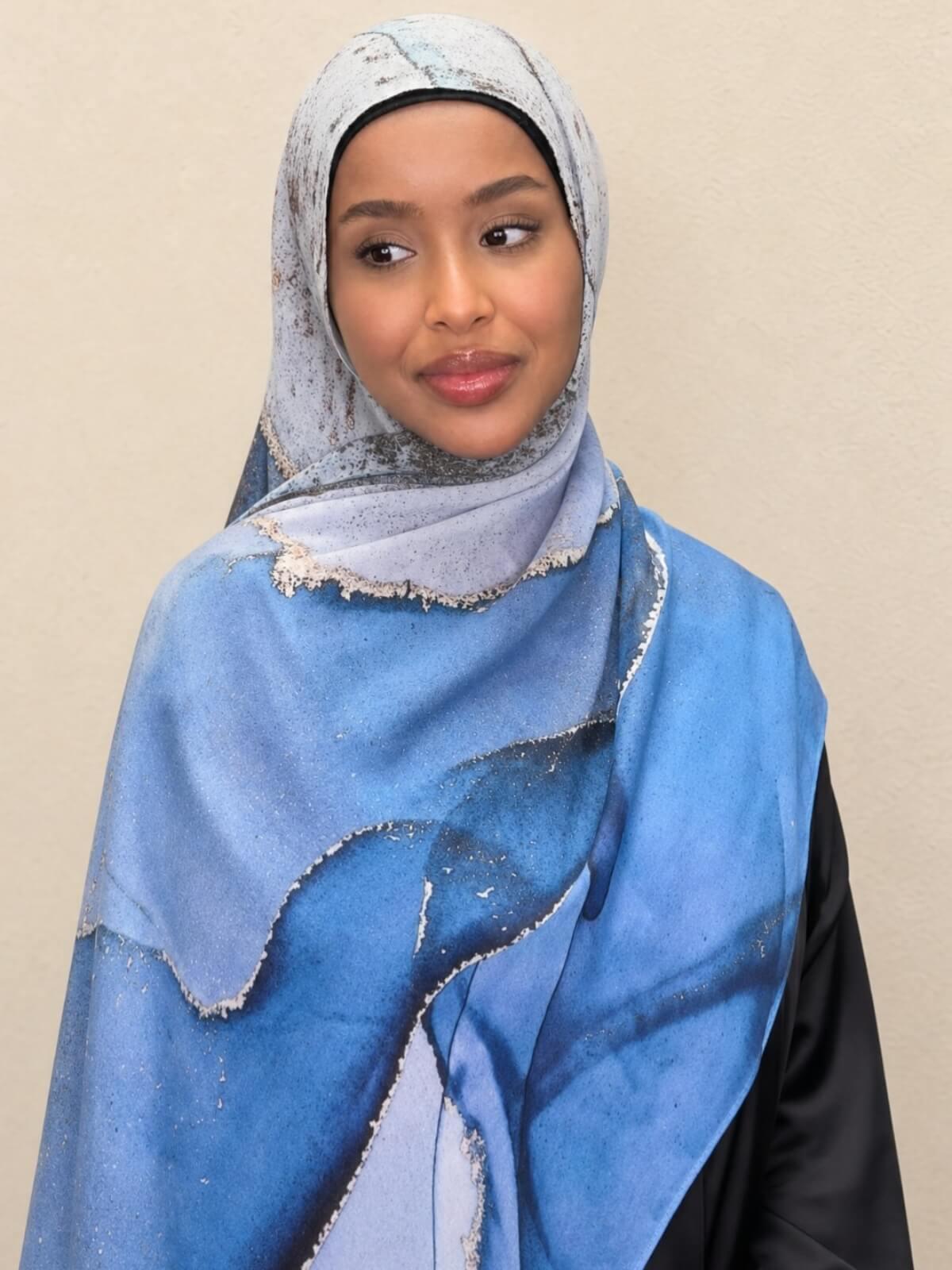 Print Modal Hijab-Santorini Night