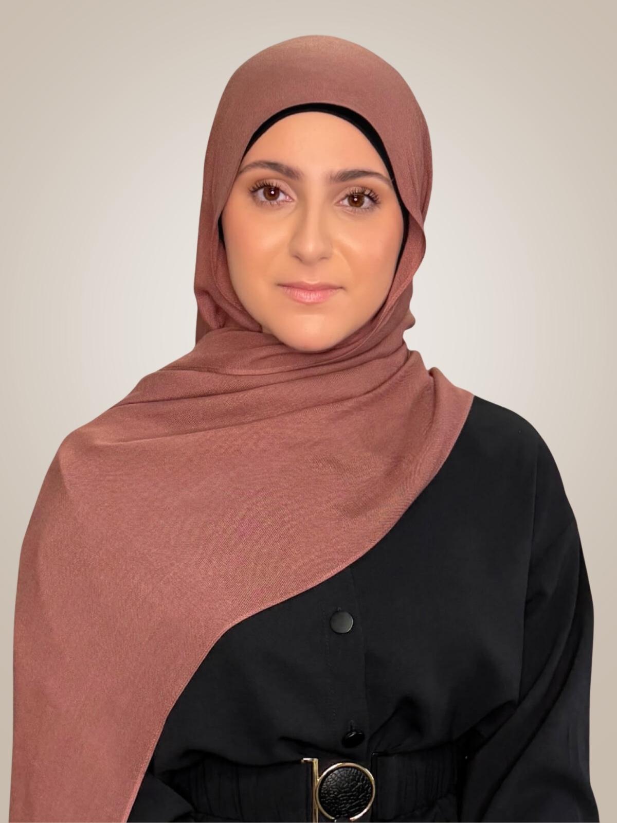 Modish Girl Cotton Modal Hijab-Desert Rose
