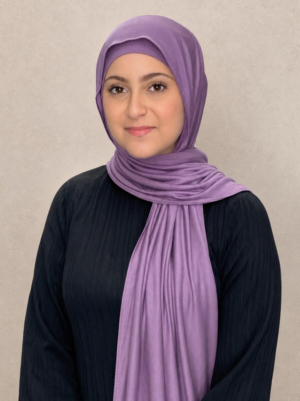 Modish Girl Premium Jersey Hijab-Mauve Taupe
