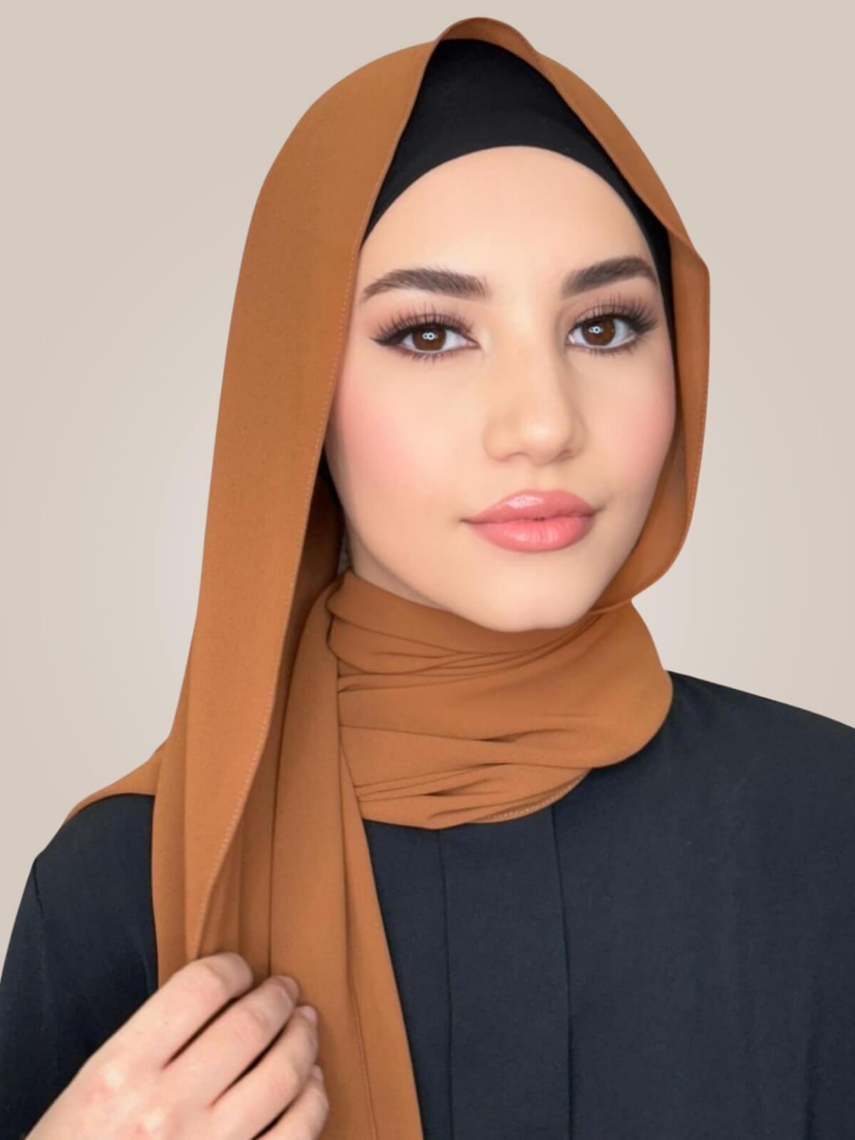 Classic Chiffon Hijab-Sienna