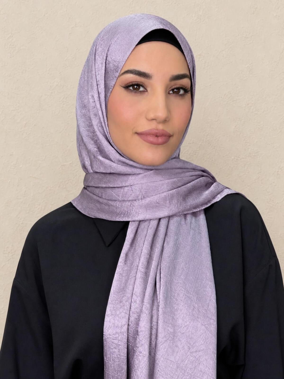 Classic Satin Hijab-Periwinkle