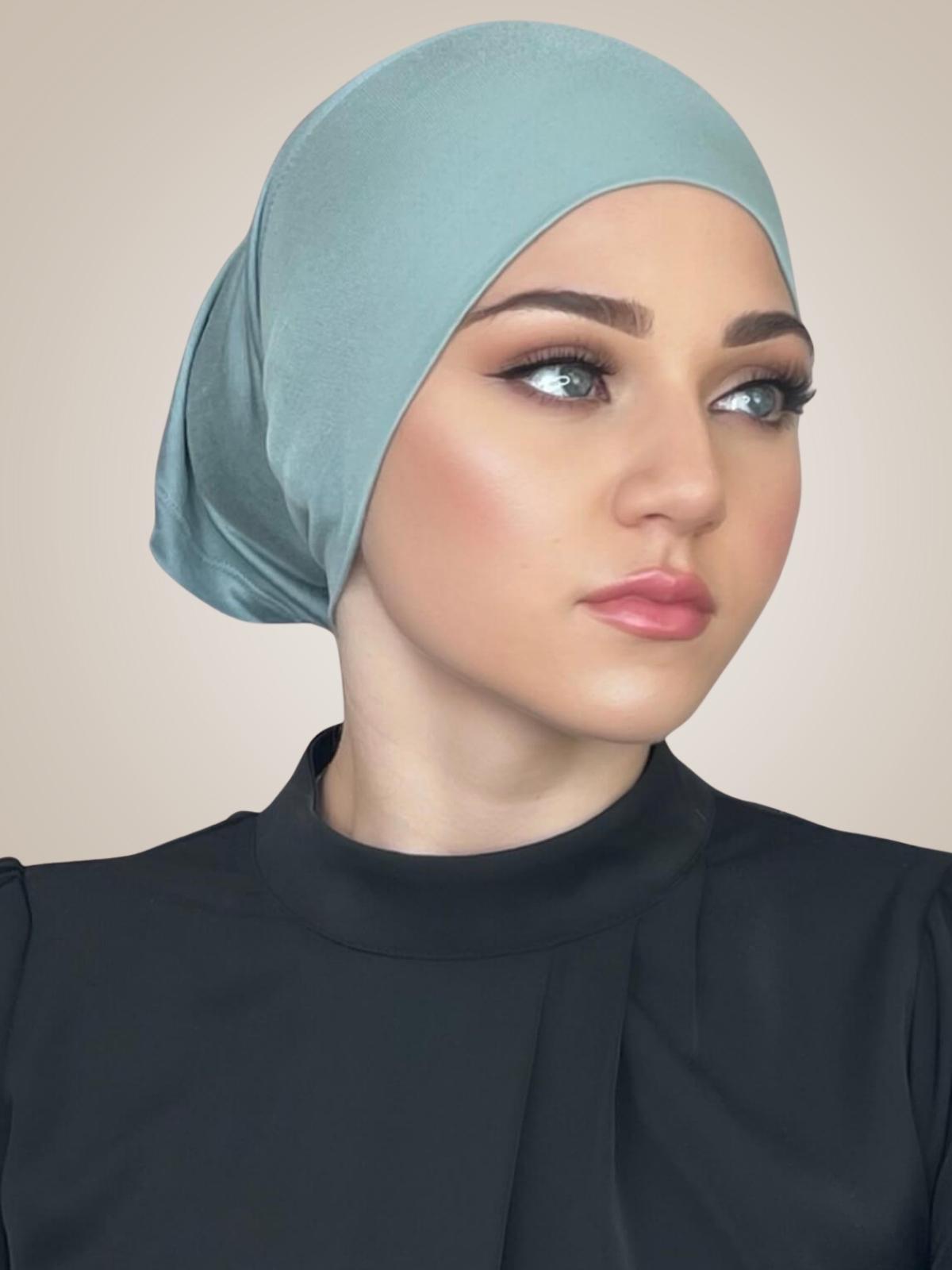 Premium Jersey UnderScarf-Pale Cyan