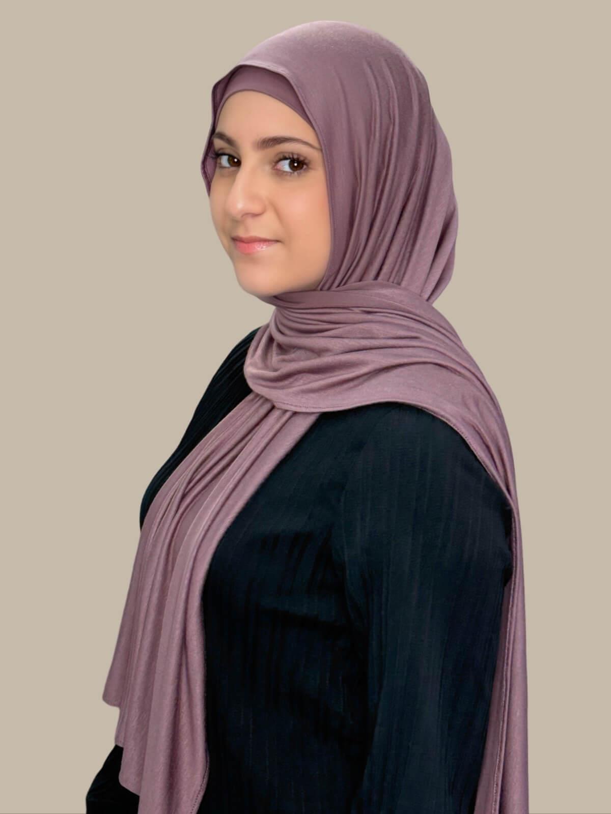 Modish girl Premium Jersey Hijab-Rose Taupe