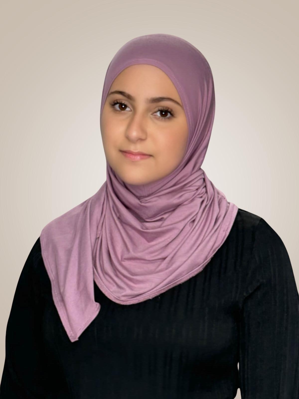 Modish Girl Pre-Sewn jersey hijab-Khaki Rose