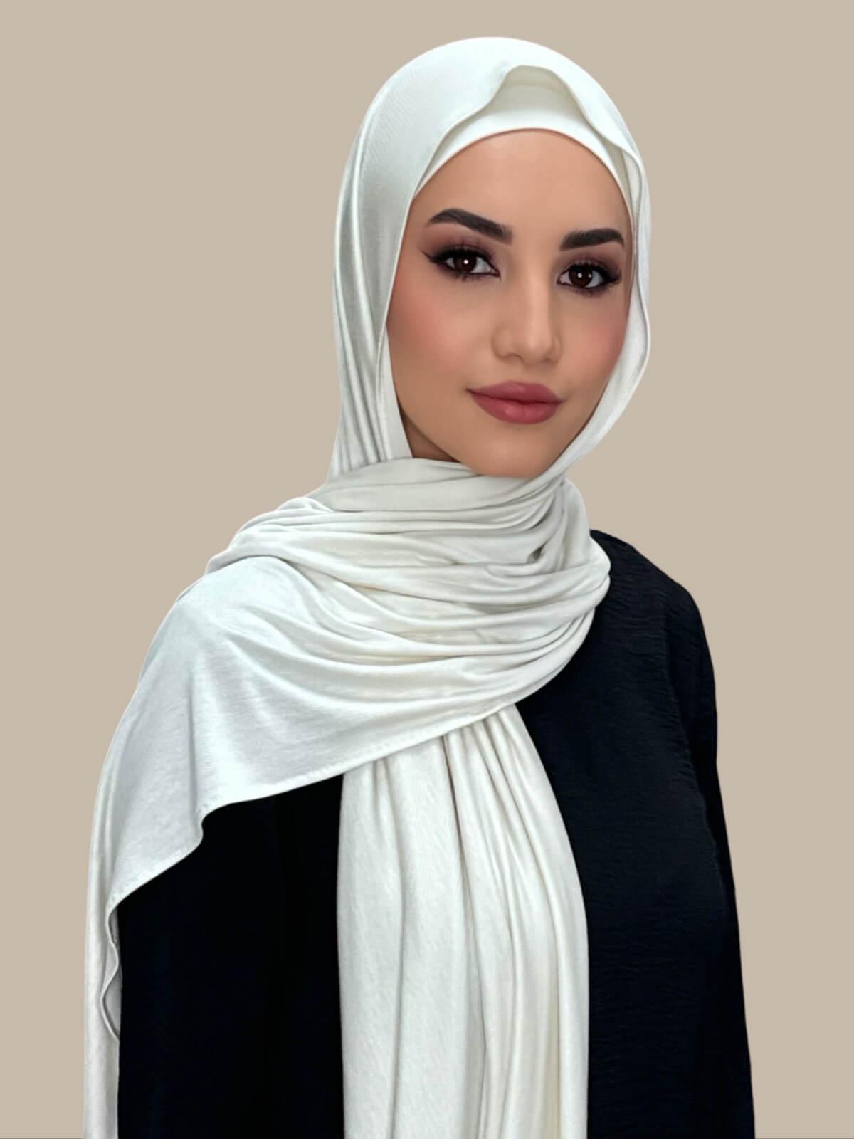 Premium Jersey Hijab-Ivory