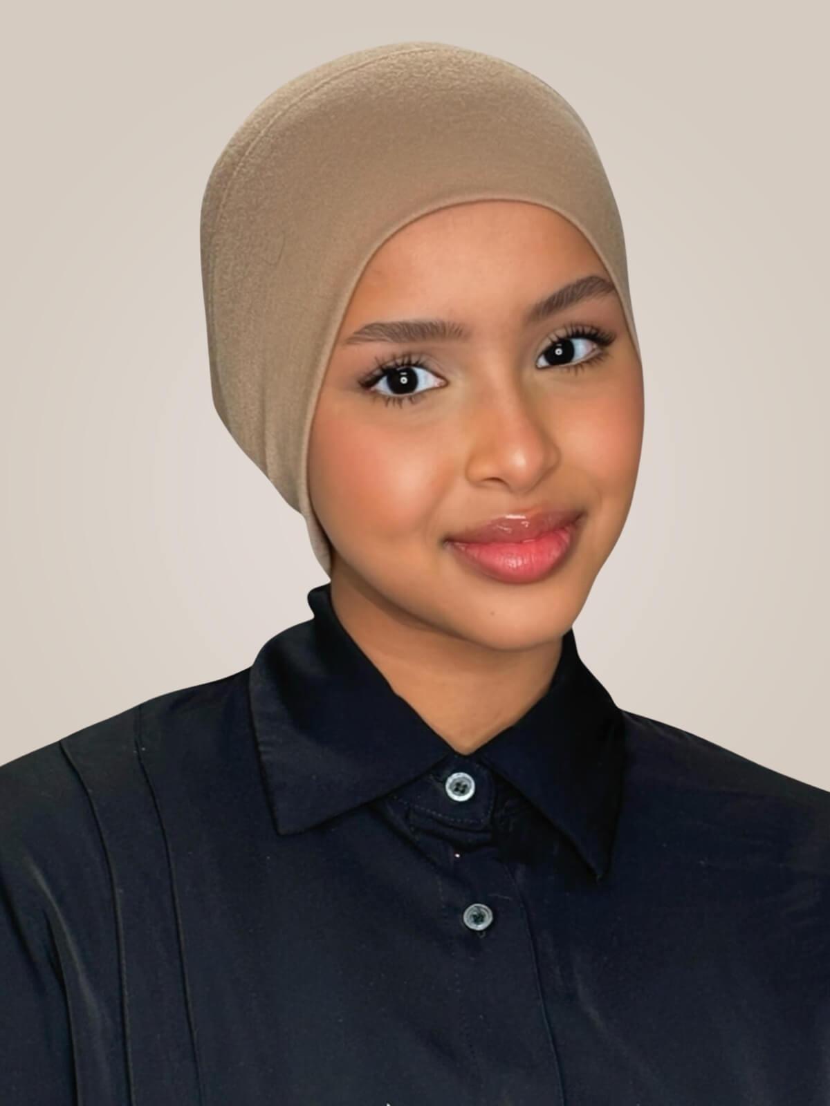 Premium Cotton Underscarf-Coffee