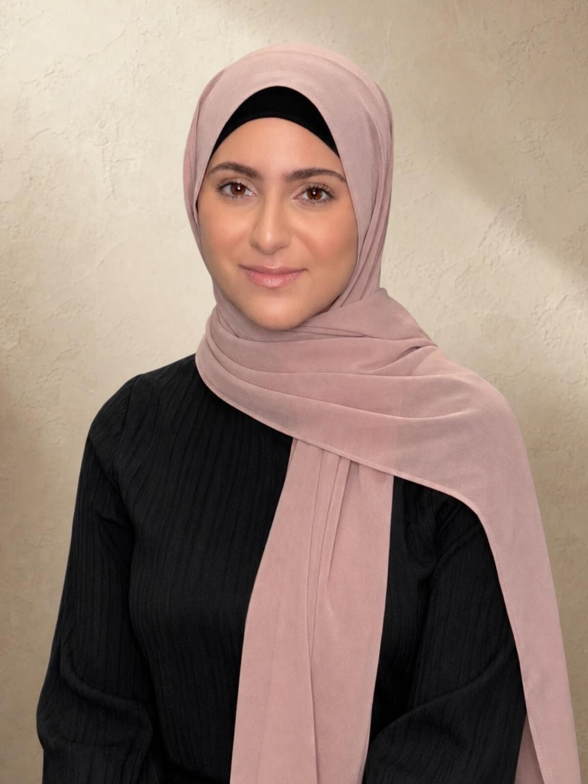 Modish Girl luxury chiffon Hijab-Pale Taupe