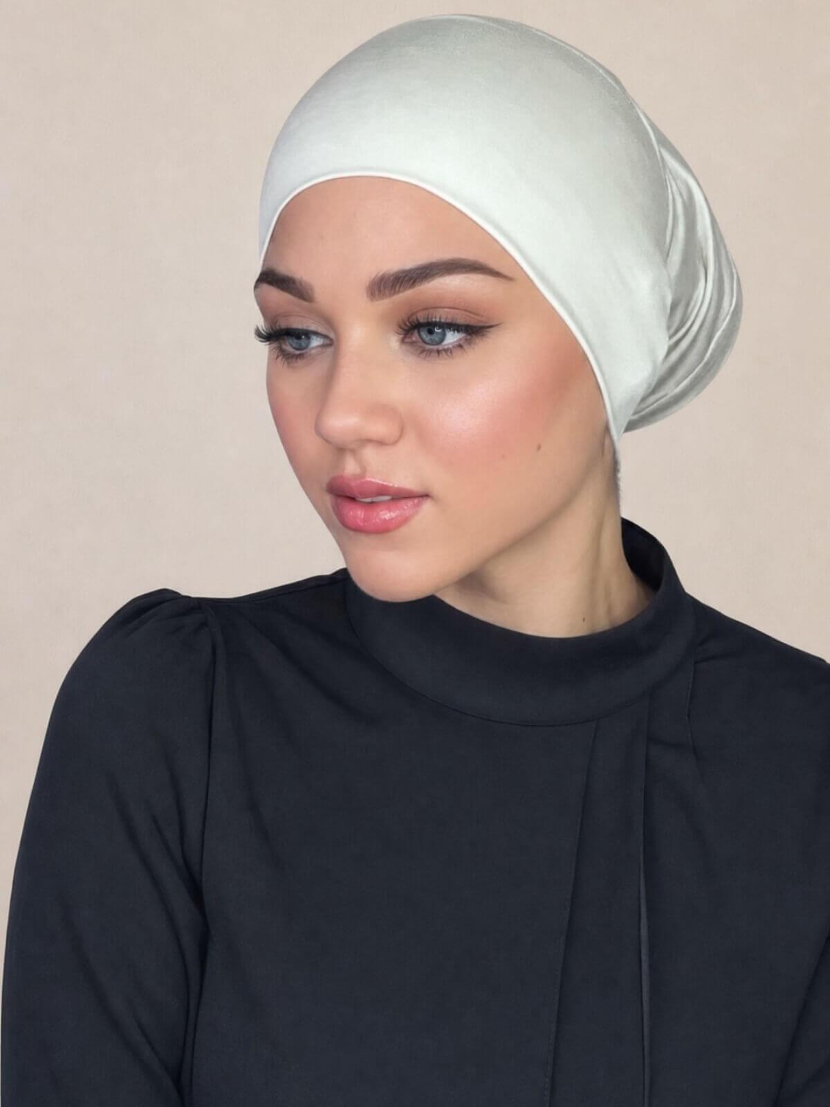 Premium Jersey Underscarf-Ivory