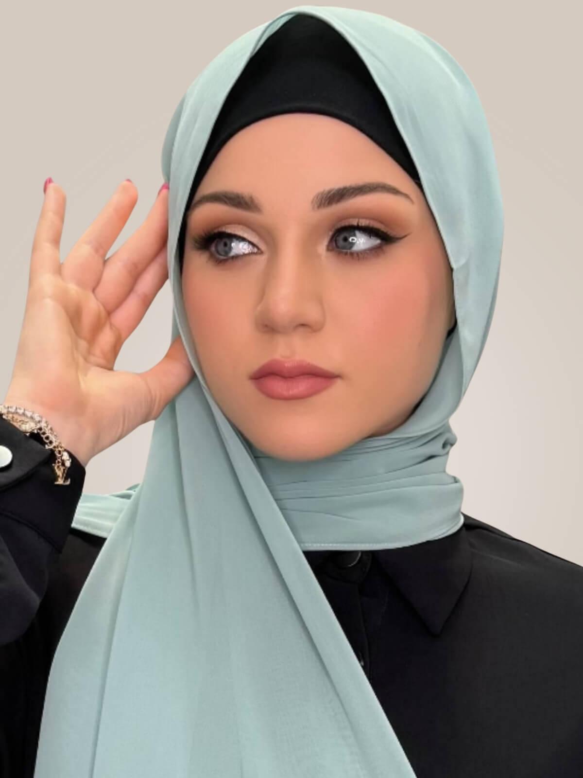 Luxury Chiffon Hijab-Meadow
