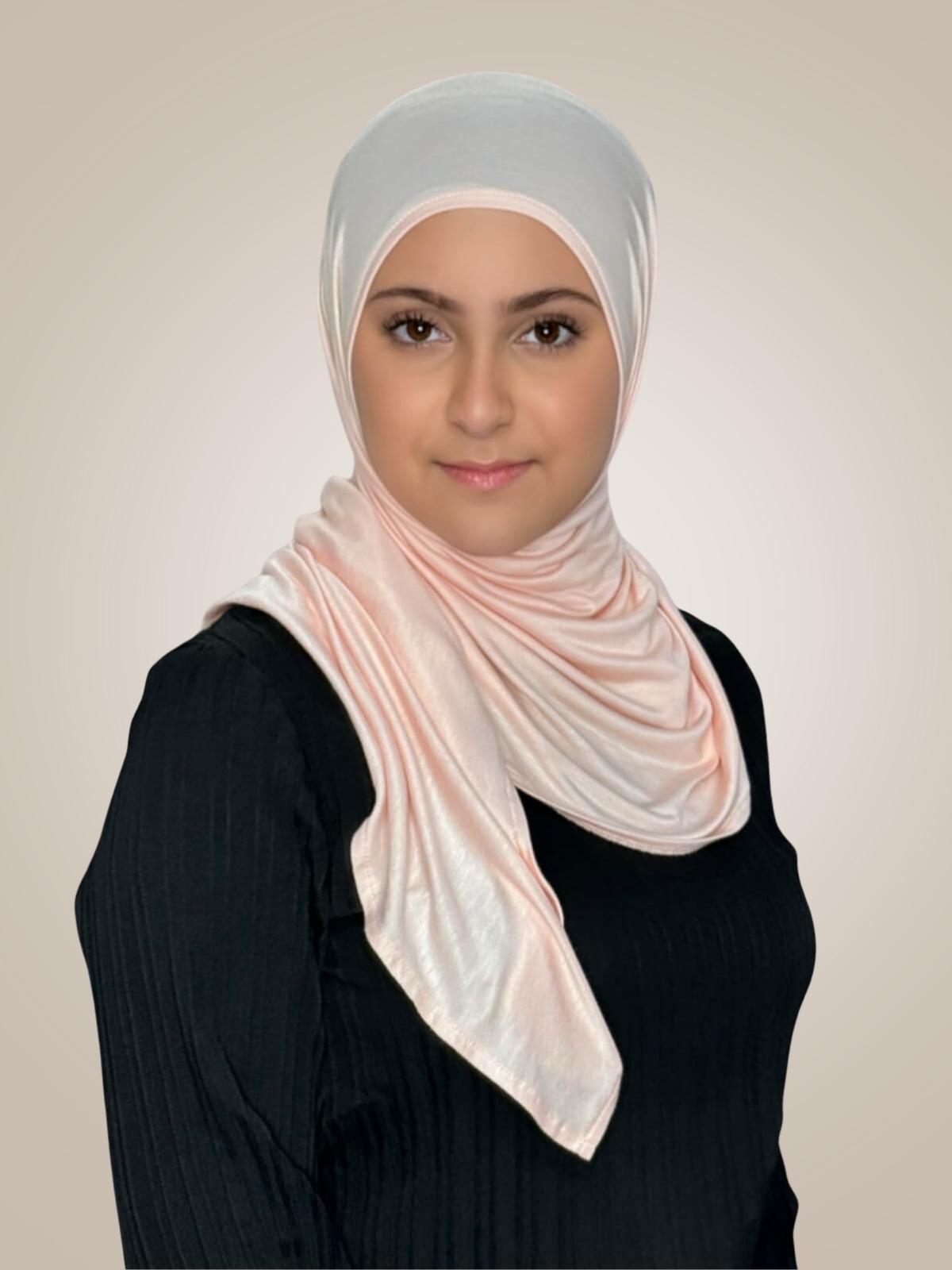 Modish Girl Pre-Sewn Jersey hijab-Pearl