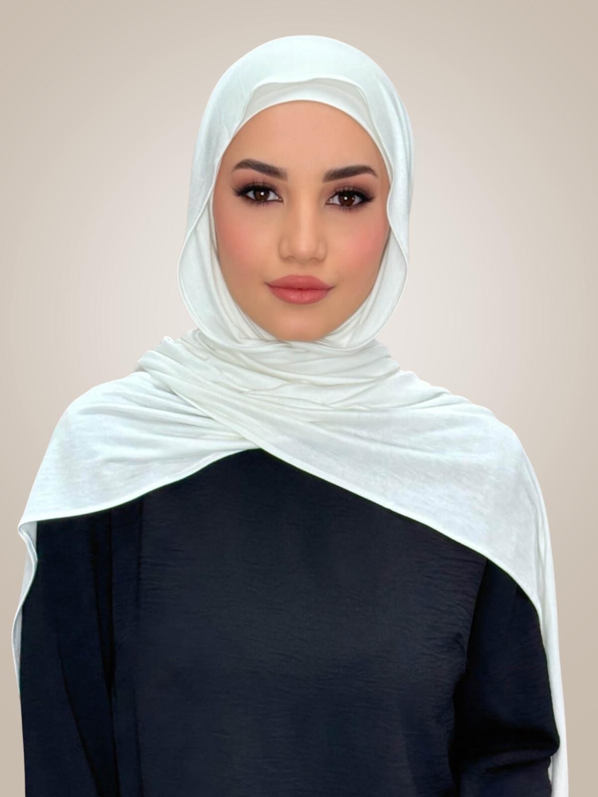 Premium Jersey Hijab-Off White