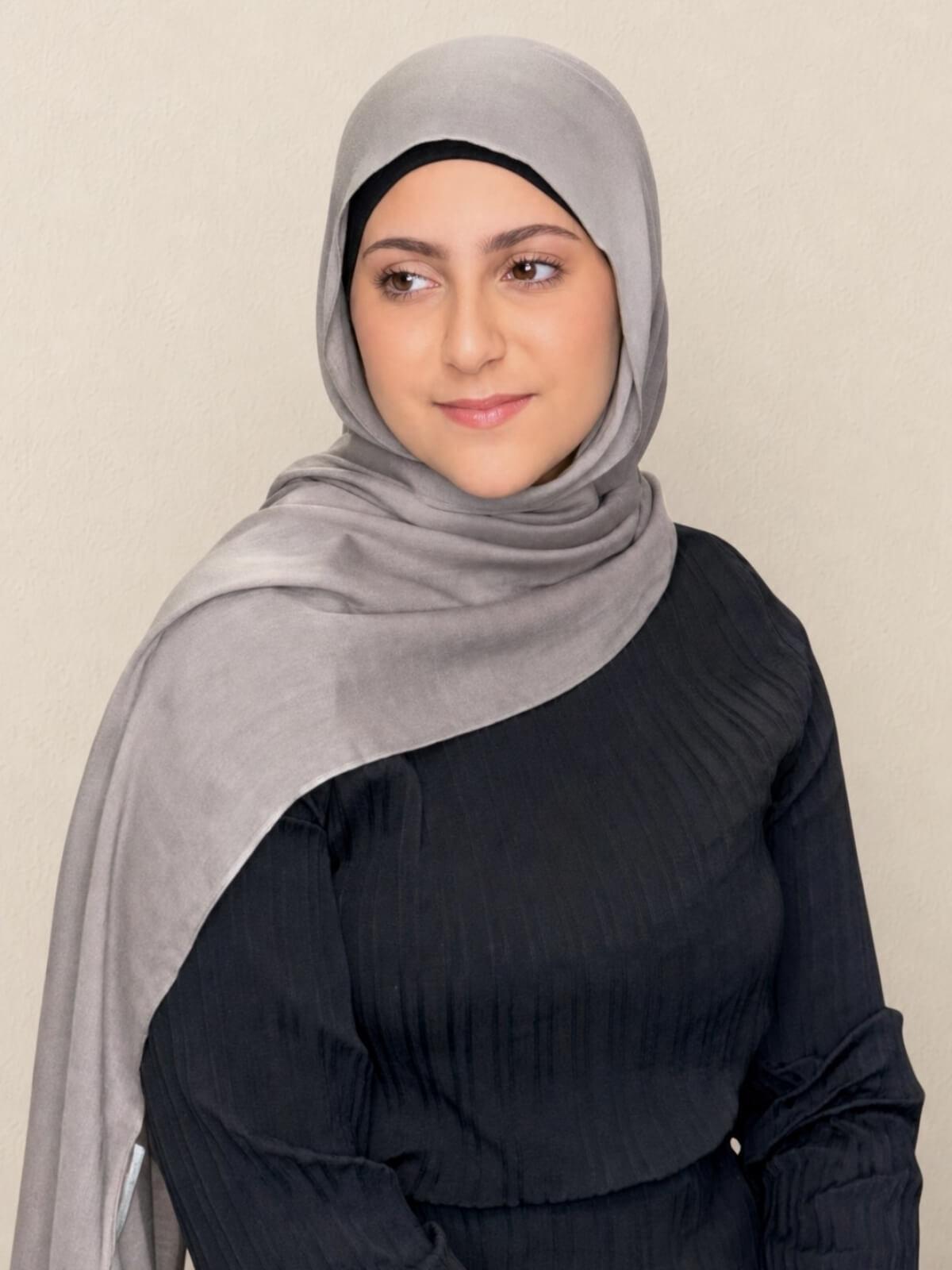 Modish Girl Cotton Modal Hijab-Oak Mist