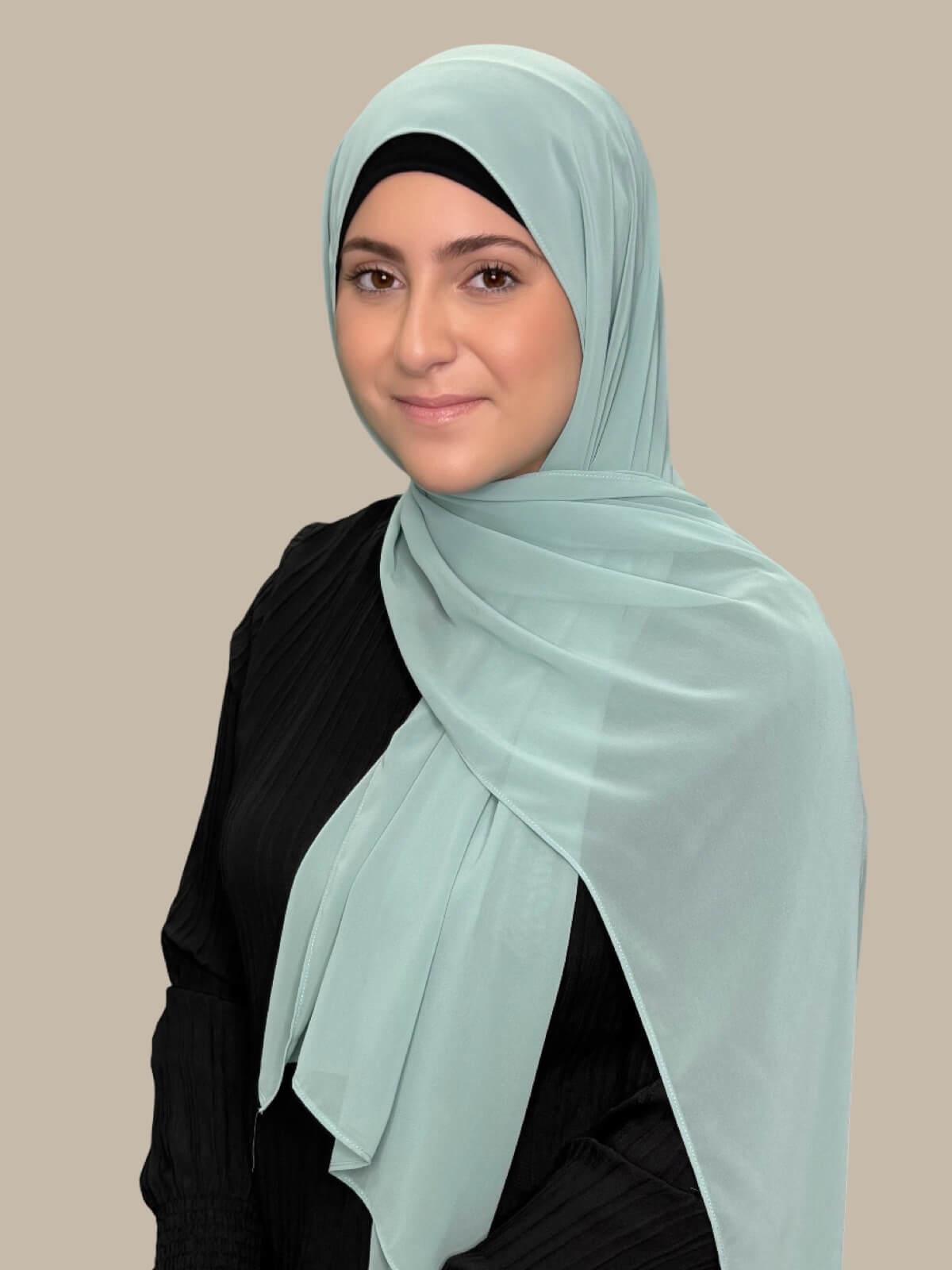 Modish Girl Luxury Chiffon Hijab-Meadow