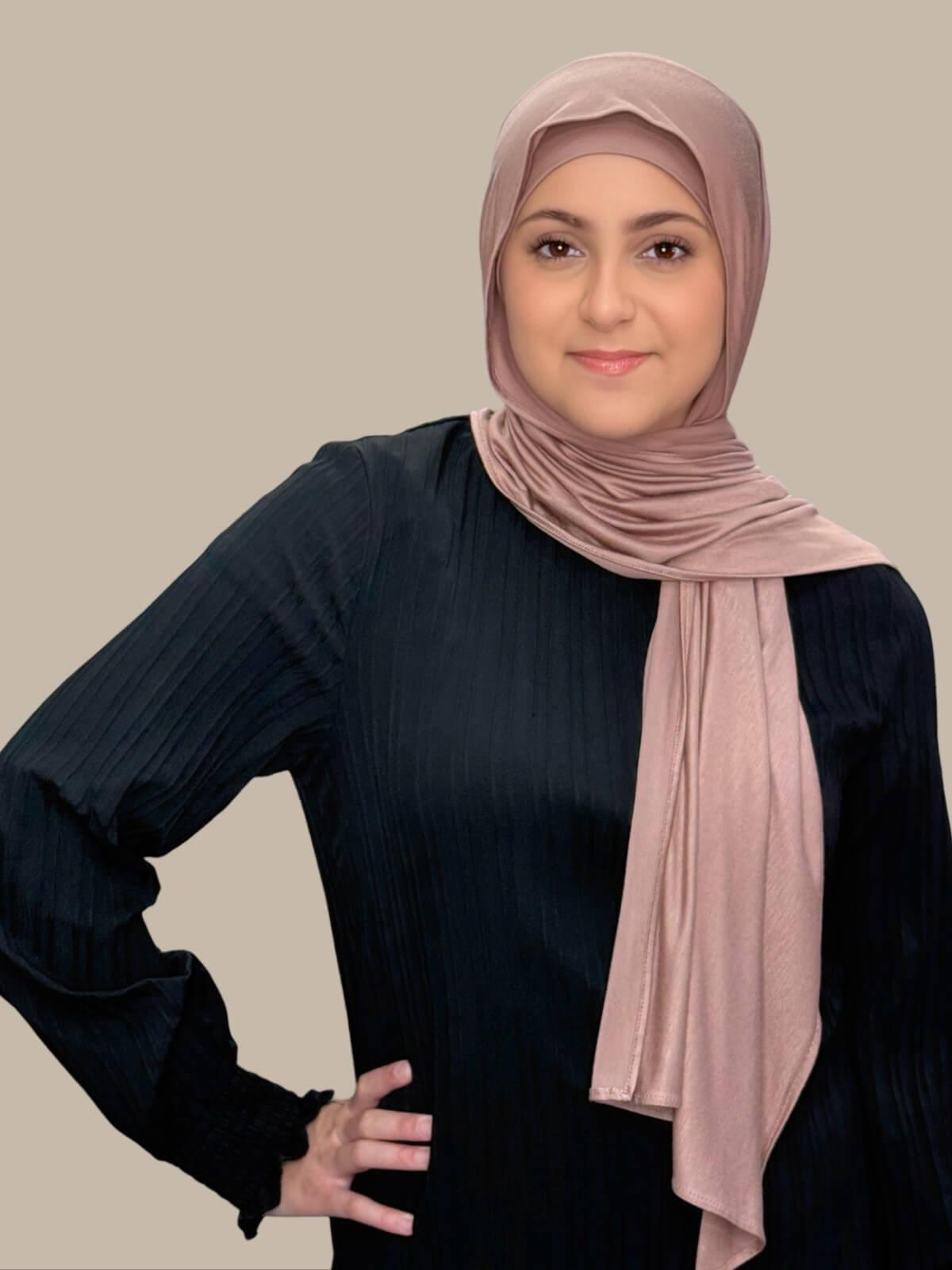 Modish Girl Premium Jersey hijab-Pale Taupe