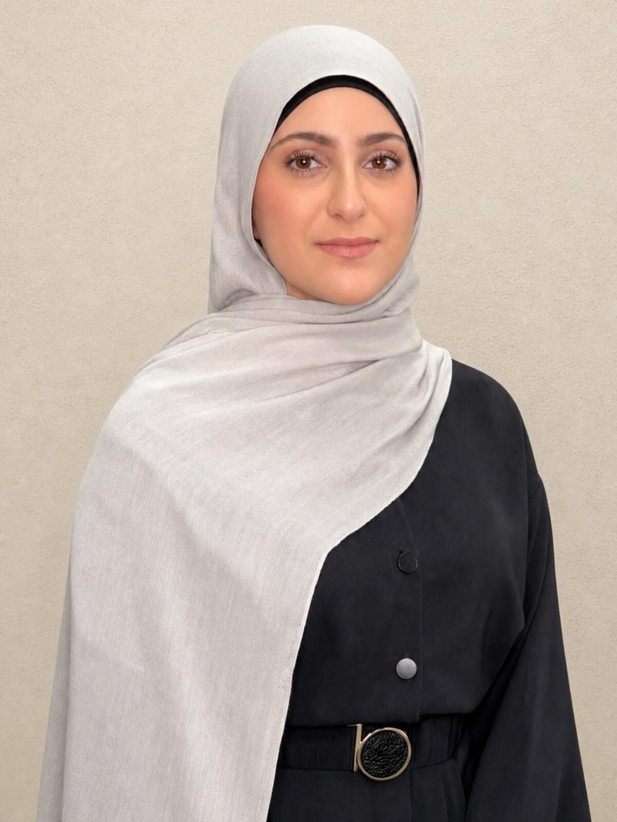 Modish Girl Cotton Modal Hijab-Pearl River