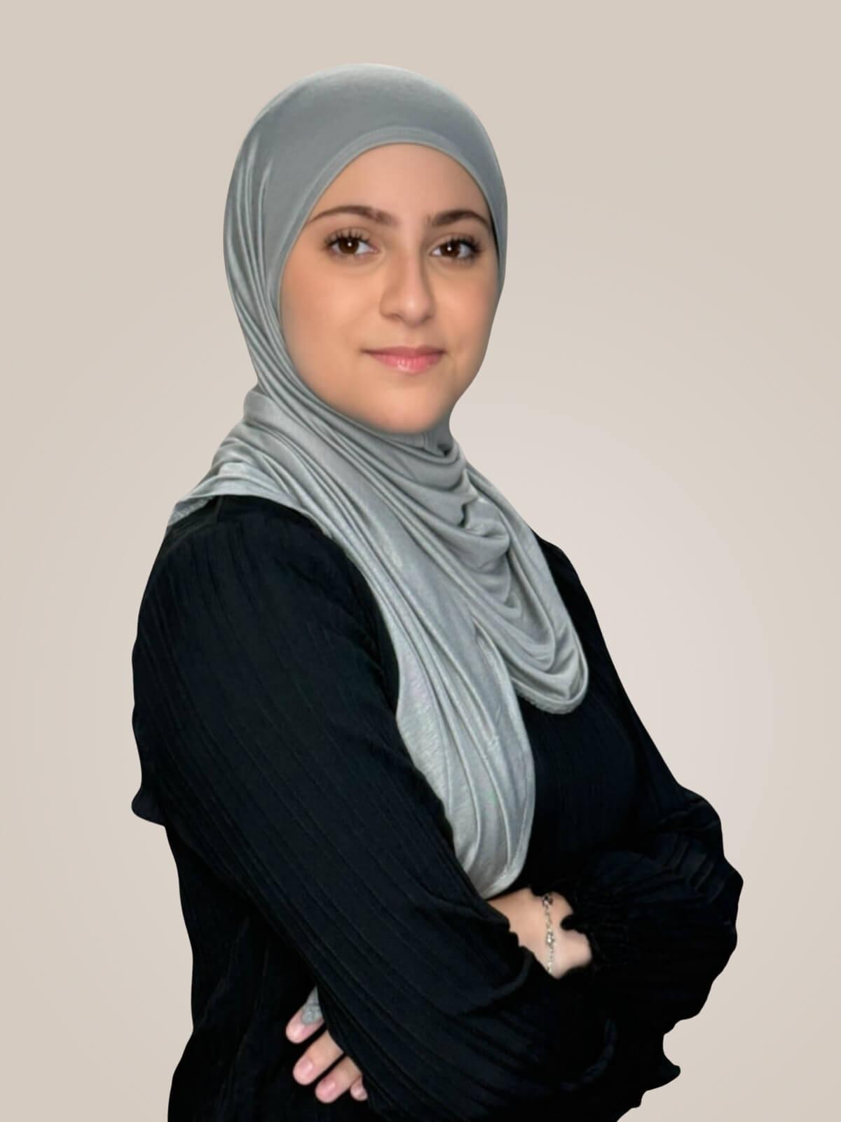 Modish Girl Pre-Sewn Jersey Hijab-Chic Grey