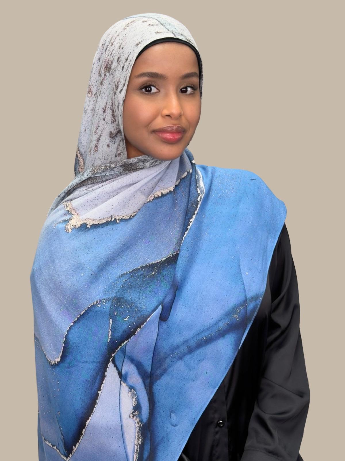 Print Modal Hijab-Santorini Night