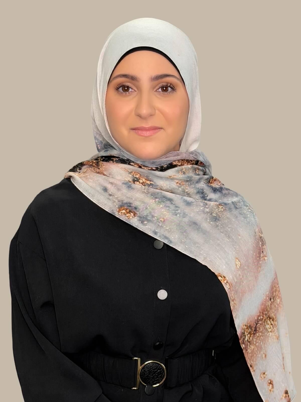Modish Girl Print Modal Hijab-Granada Sand