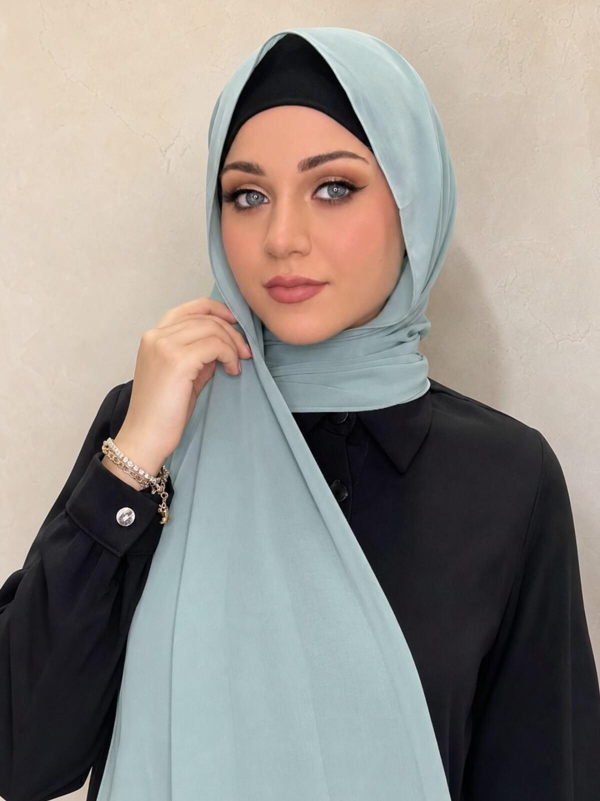 Luxury Chiffon Hijab-Meadow