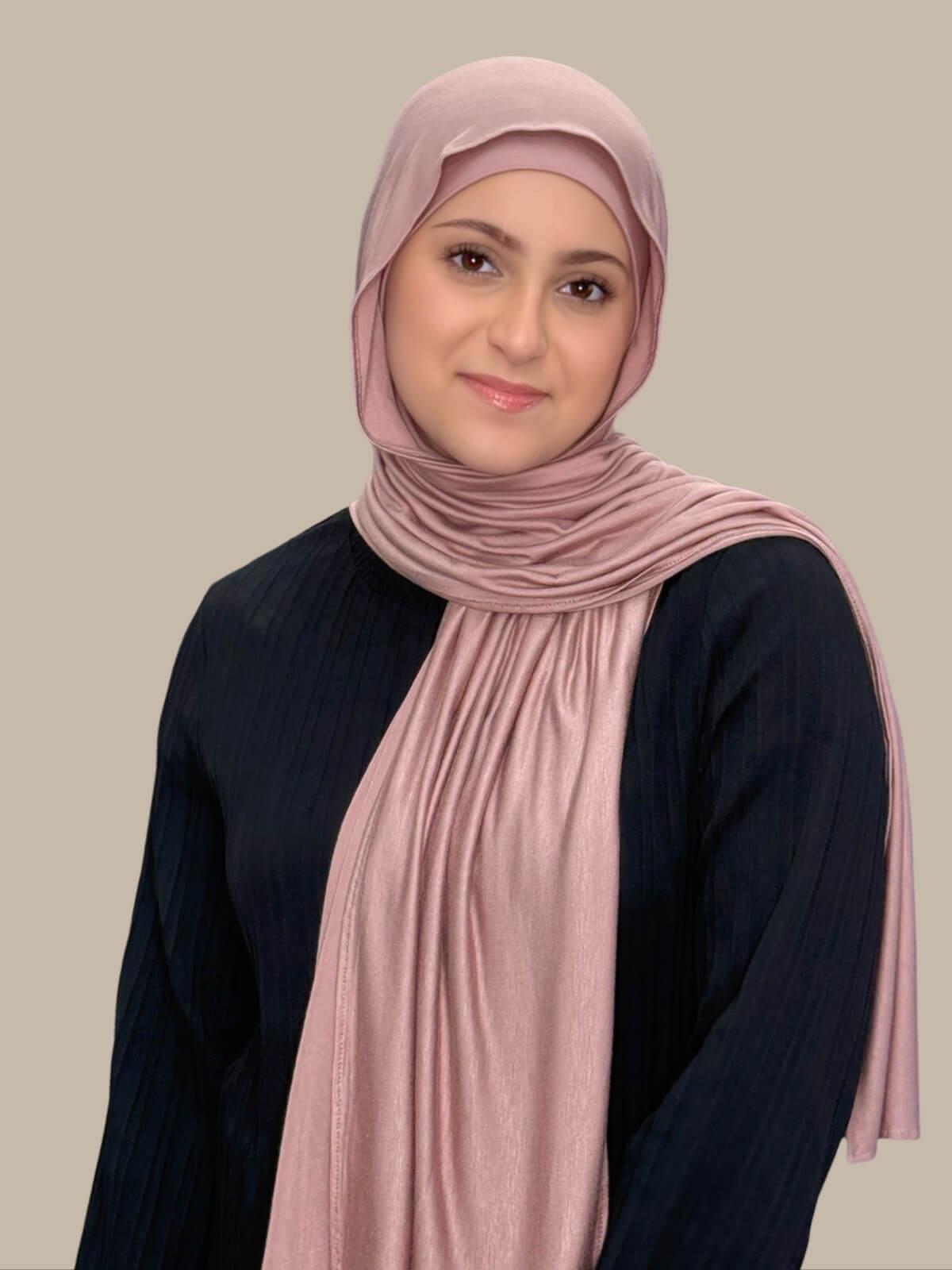 Modish Girl Premium Jersey Hijab-Dusty Rose