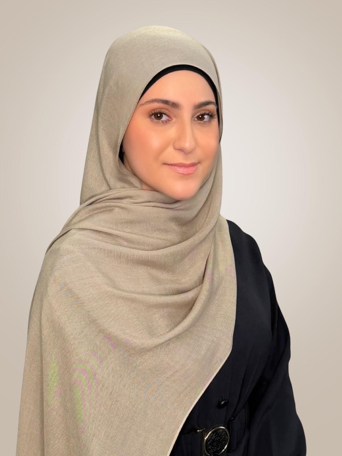Modish Girl Cotton Modal Hijab-Wheat